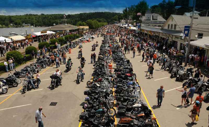 Laconia, NH The Lakes Region, Weirs Beach Bike Week