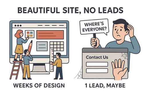 NH Windfall Design: Why Most Real Estate and E-Commerce Websites in NH & Maine Don’t Convert (And How to Fix It)